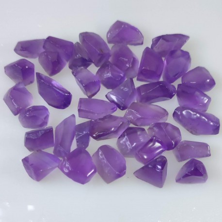 Amethyst 2 to 5 gram pieces. Medium Light Color (B)